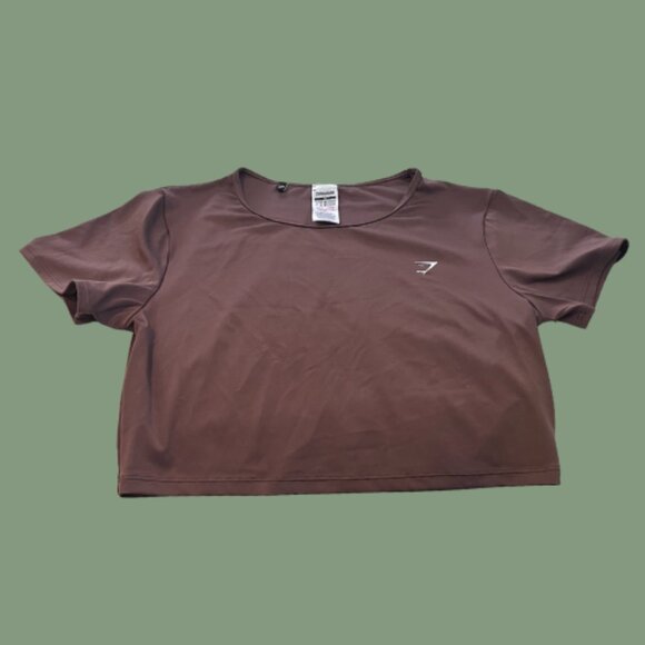 Gymshark Tops - Gymshark Everyday Cap Sleeve T-shirt Body Fit Soft‎ Brown